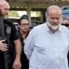 João Vaccari Neto, ex-tesoureiro do PT, é escoltado por agentes da Polícia Federal durante a Operação Lava Jato | Foto: Reprodução