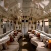 Interior do La Dolce Vita Orient Express, que estreia rota entre Roma e Istambul em 2026