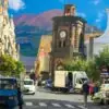 Torre del Greco, na região de Nápoles, onde teria funcionado o esquema de reconhecimento irregular de cidadania italiana entre 2022 e 2024.