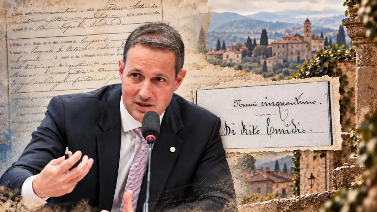 Guilherme Derrite, eleito senador por São Paulo com votação recorde, tem antepassados identificados em diferentes regiões da Itália | Foto: Marina Ramos/Agência Câmara/Montagem Italianismo