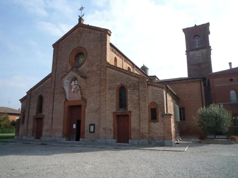 Igreja de Vedrana di Budrio, na região de Bolonha, local de origem de Luigi Franceschi e de onde partiram muitos dos vínculos familiares que ele deixou para trás ao emigrar para o Brasil no fim do século 19.