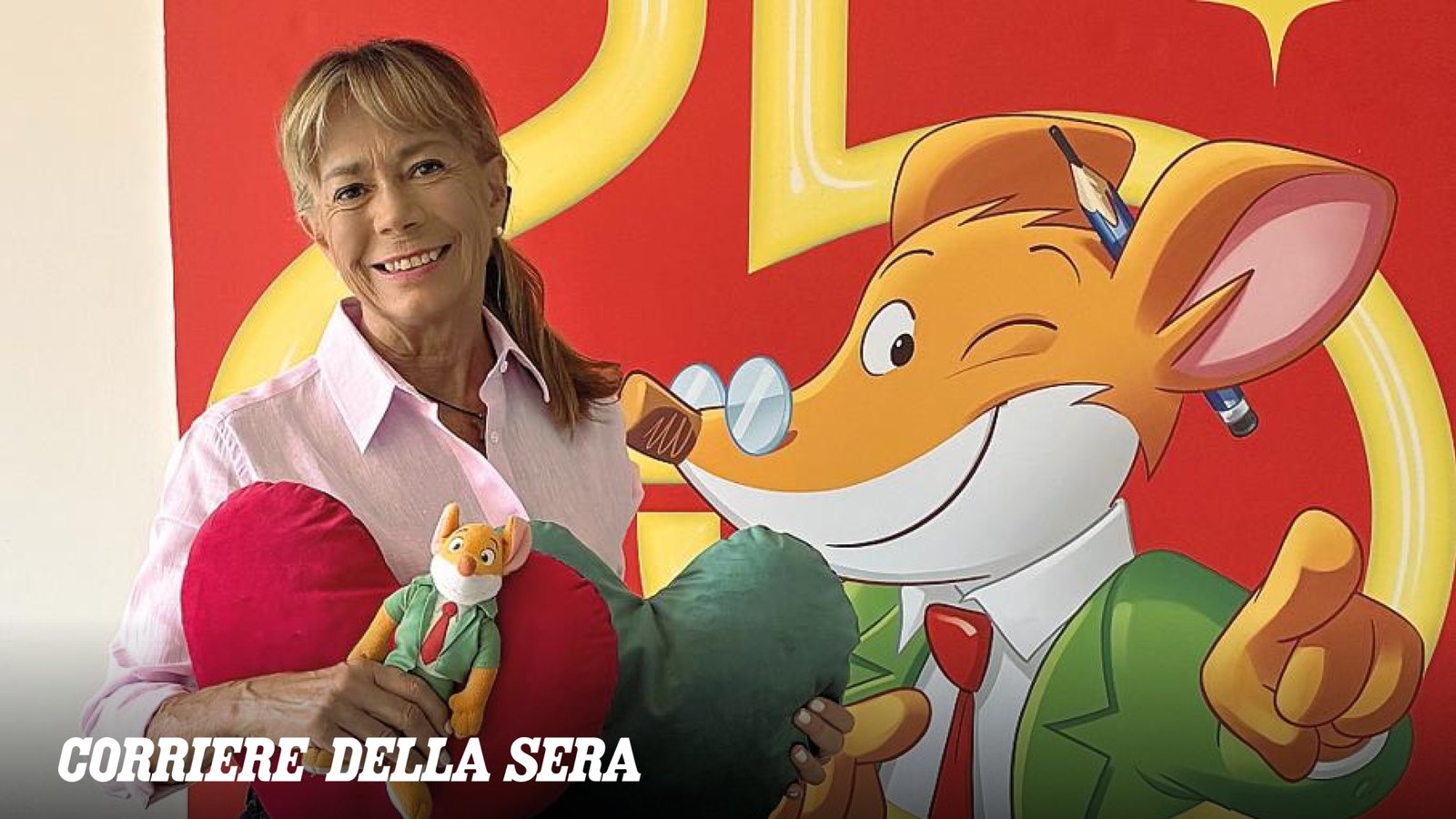 Criadora de Geronimo Stilton diz que inventou o rato ao saber que não teria filhos